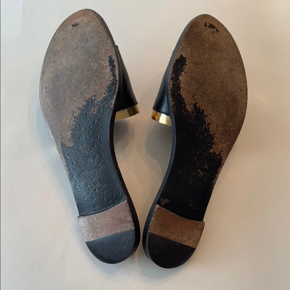 Lanvin Black and Gold Women's Sandals - Picture 5 of 7